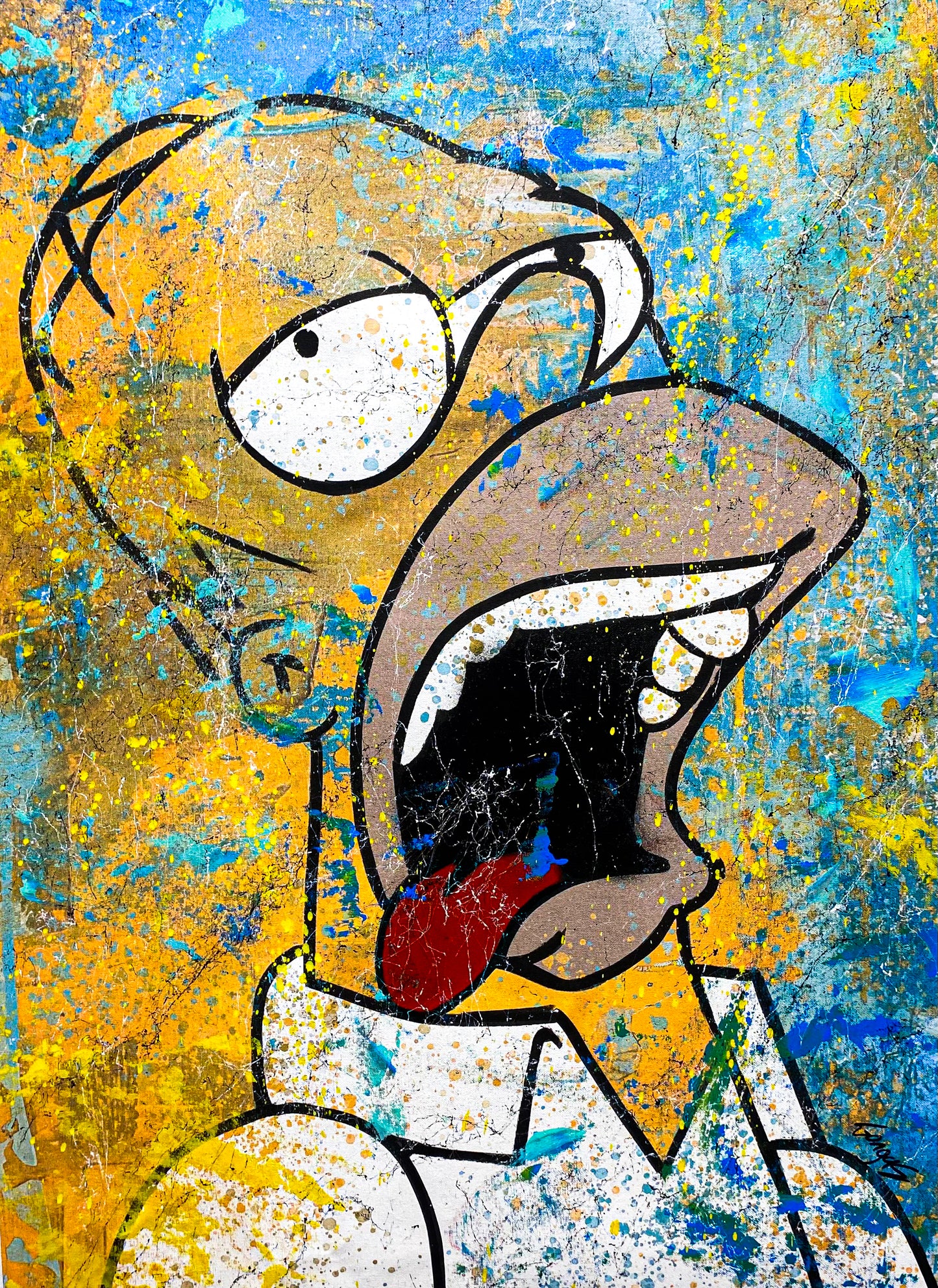 VANDALIZED HOMER SIMPSON - GSUS