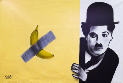 CHARLIE CHAPLIN AND HIS BANANA - NOMEN