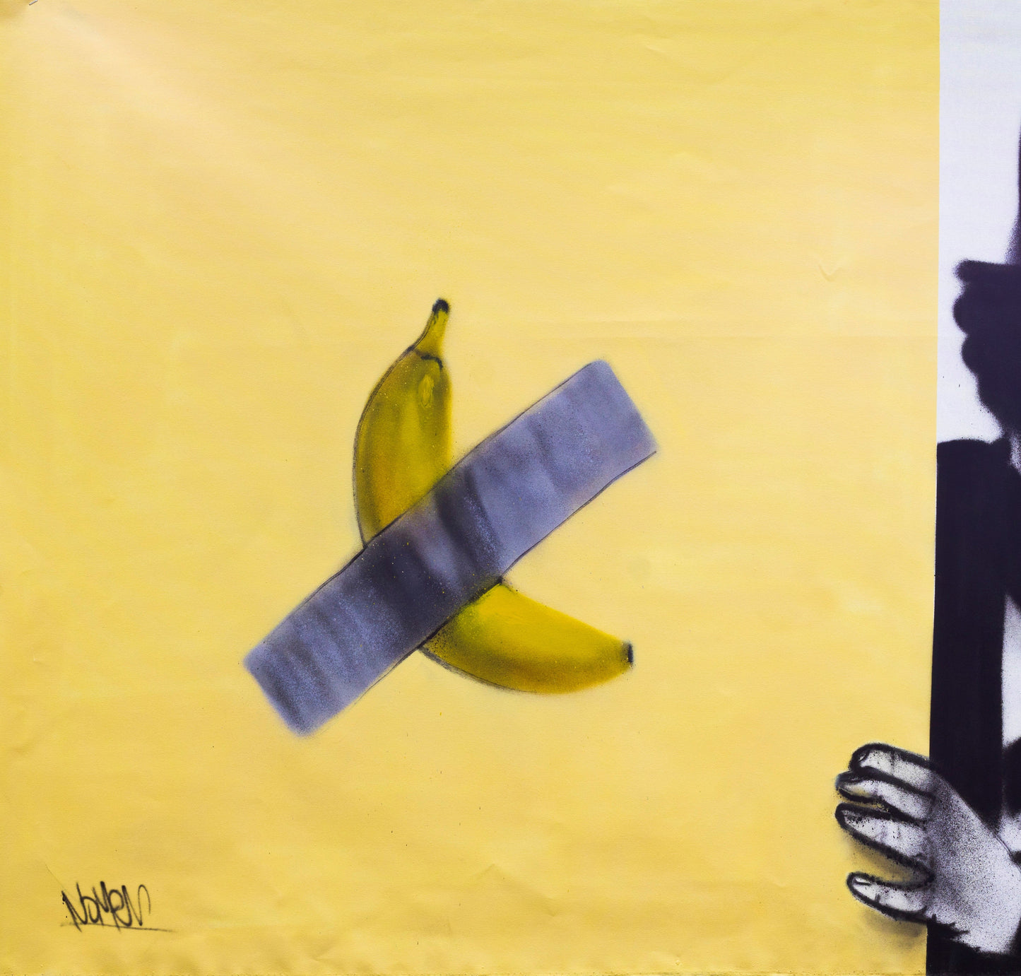 CHARLIE CHAPLIN AND HIS BANANA - NOMEN
