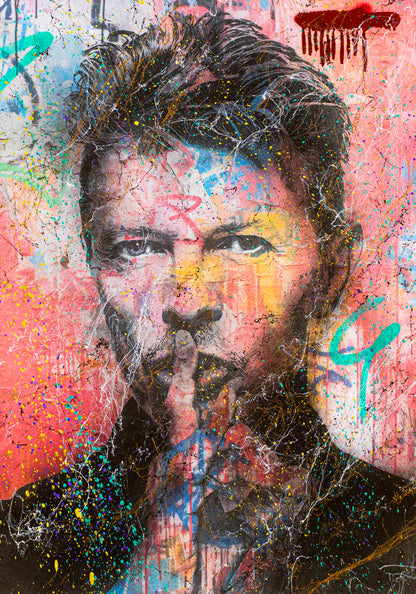 VANDALIZED DAVID BOWIE - GSUS