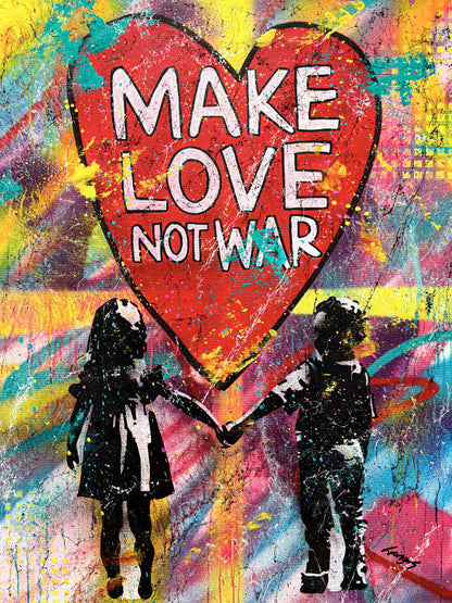 GSUS VS BANKSY - MAKE LOVE NOT WAR