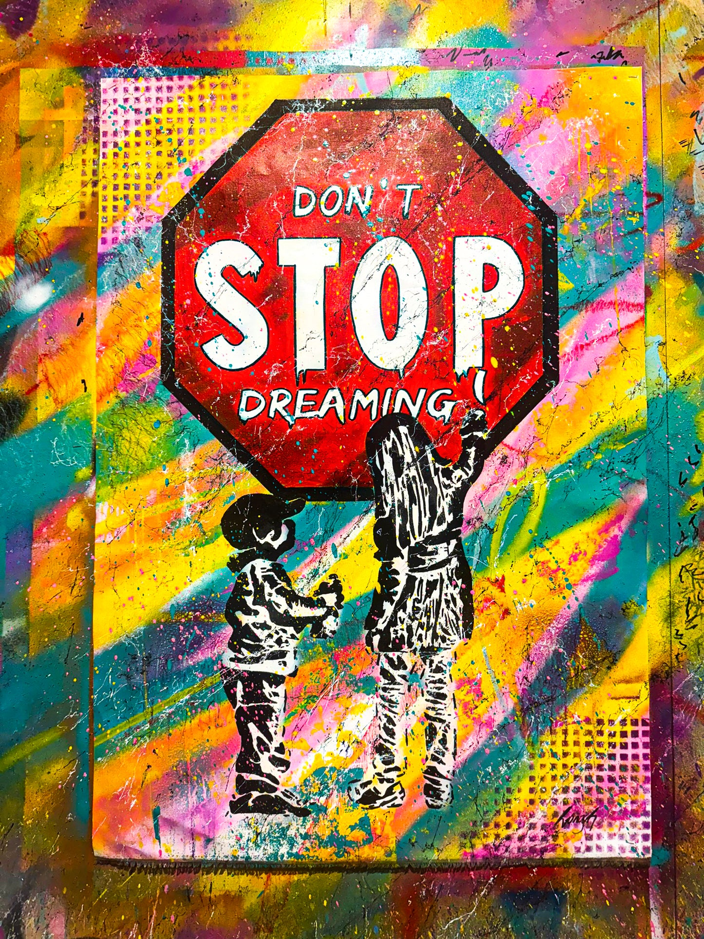 VS BANKSY - DON´T STOP DREAMING - XL