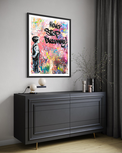 GSUS VS BANKSY - NEVER STOP DREAMING