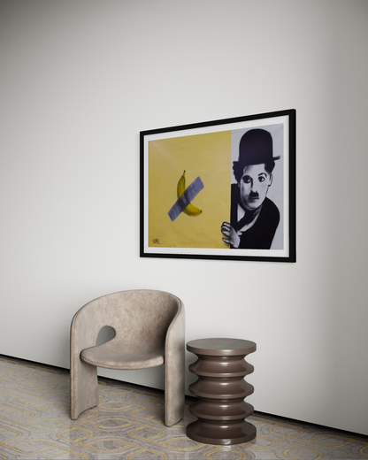 CHARLIE CHAPLIN AND HIS BANANA - NOMEN