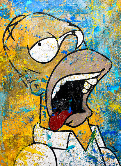 VANDALIZED HOMER SIMPSON - GSUS