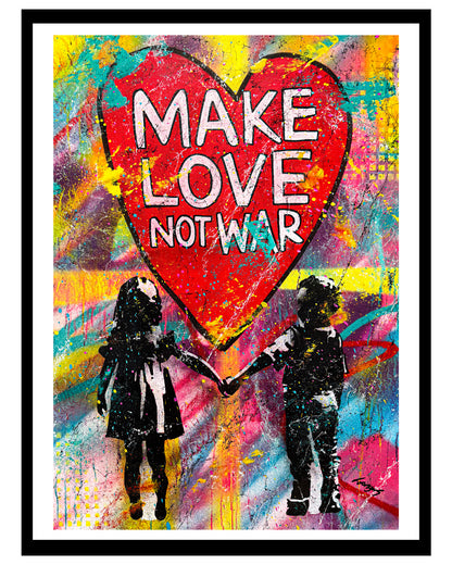 GSUS VS BANKSY - MAKE LOVE NOT WAR