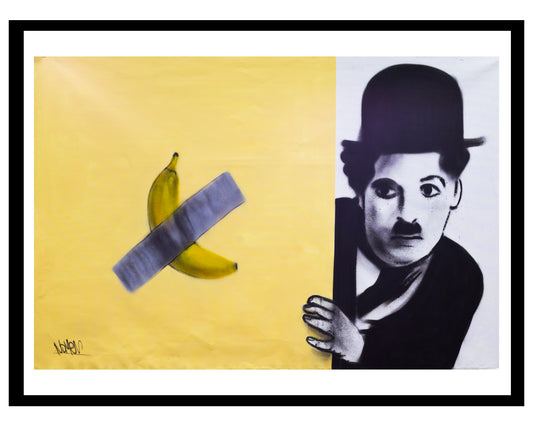 CHARLIE CHAPLIN AND HIS BANANA - NOMEN
