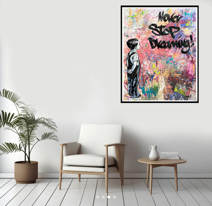 GSUS VS BANKSY - NEVER STOP DREAMING