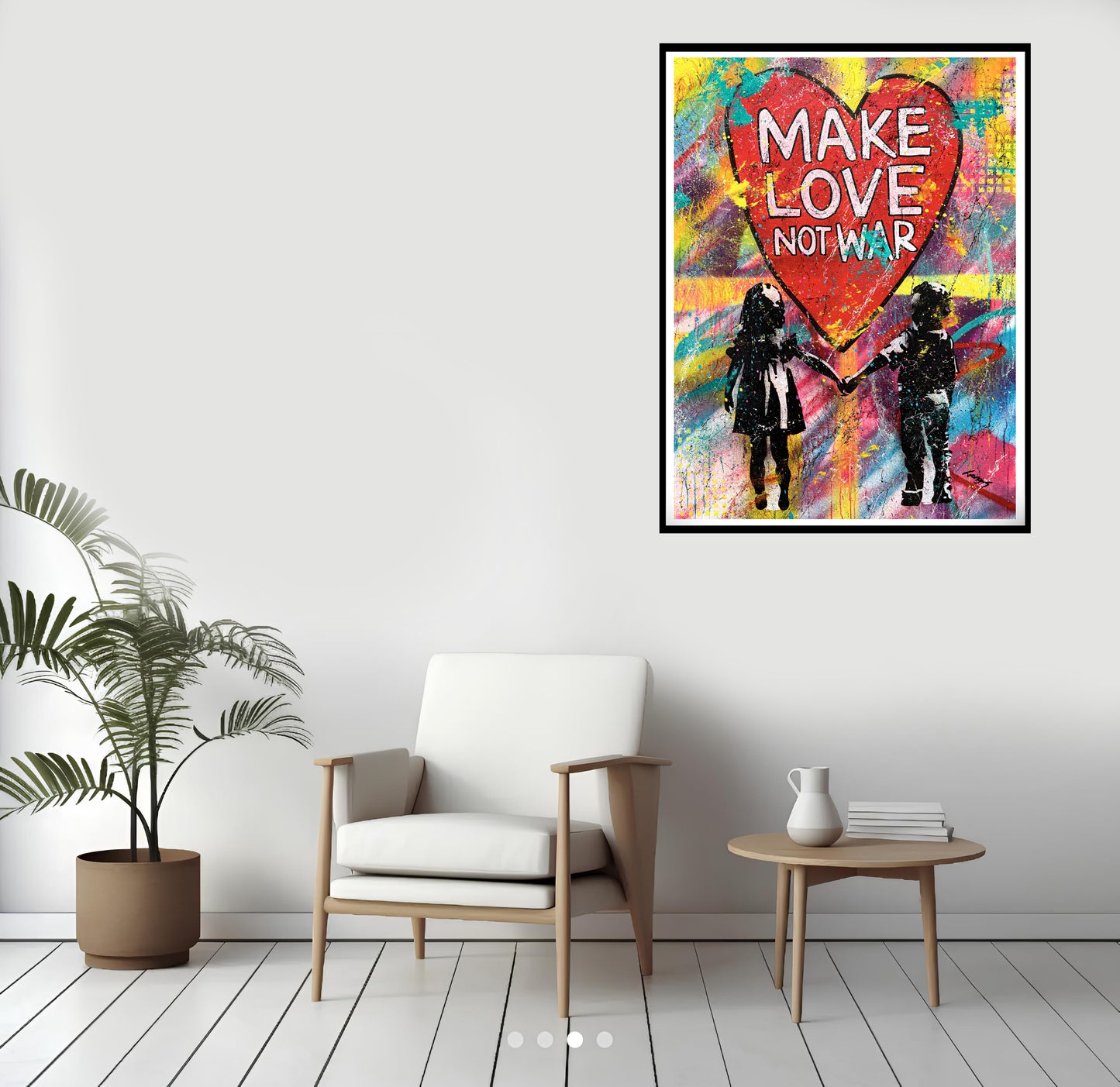 GSUS VS BANKSY - MAKE LOVE NOT WAR